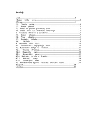 Uvod u ekonomiju – novac