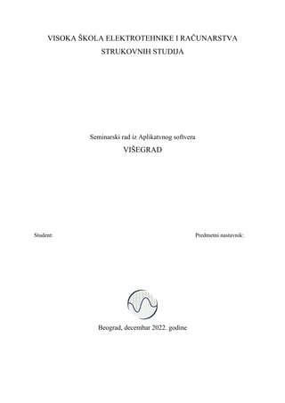 Višegrad: turističke znamenitosti i istorijski značaj