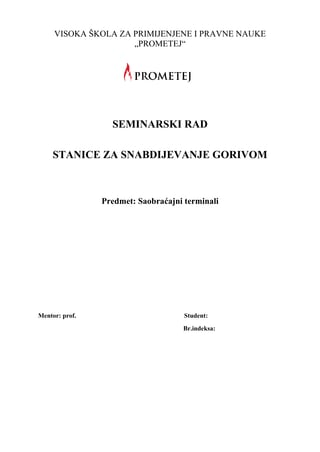 Stanice za snabdijevanje gorivom