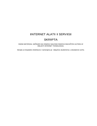 Internet alati i servisi