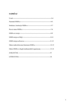 Organizacija za evropsku bezbednost i saradnju OEBS