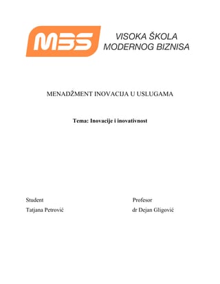 Inovacije i inovativnost