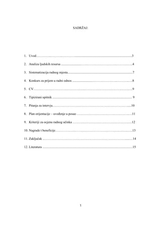 Proces zapošljavanja