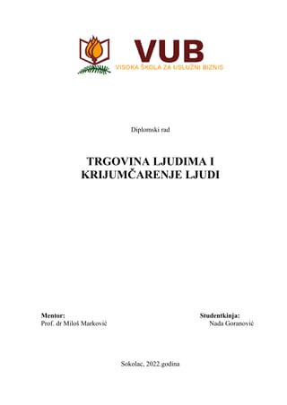 Trgovina ljudima i krijumčarenje ljudi