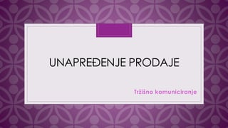 Unapredjenje prodaje