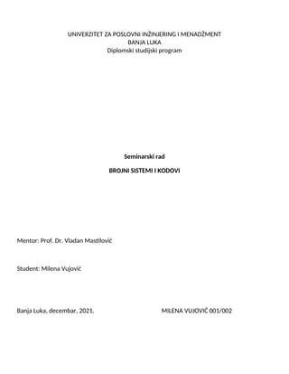 Brojni sistemi i kodovi