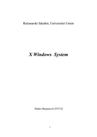 X Window System