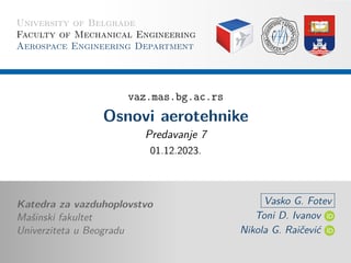 Osnovi aerotehnike