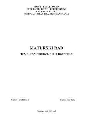 Konstrukcija helikoptera