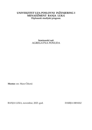 Agregatna ponuda