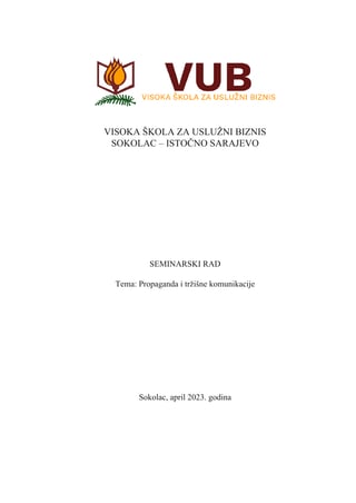 Propaganda i tržišne komunikacije