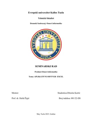 Aplikativni softver Excel