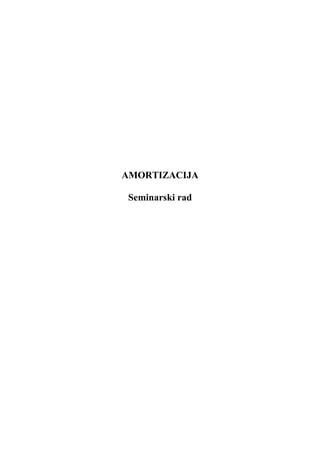 Amortizacija