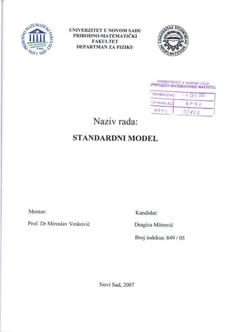 Standardni model
