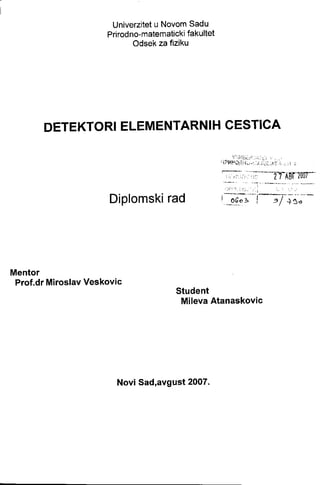 Detektori elementarnih čestica