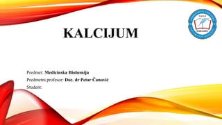 Kalcijum: unos u organizam i značaj za zdravlje