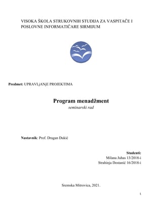 Program menadžment