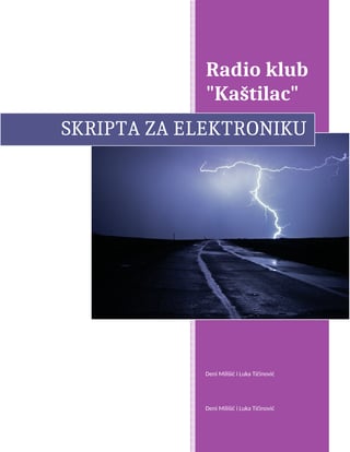 Skripta za elektrotehniku