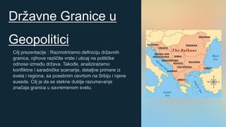 Prezentacija o državnim granicama