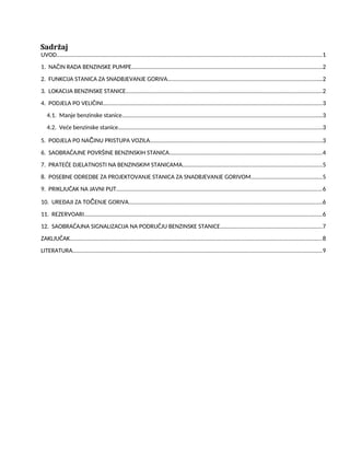 Stanice za snabdevanje gorivom