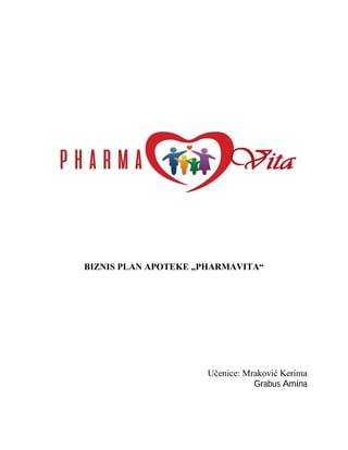 Biznis plana apoteka “Pharmavita”