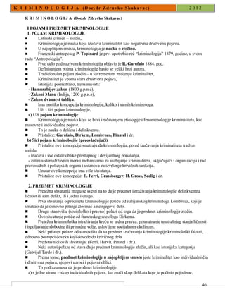 Kriminologija skripta