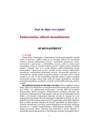 Funkcionalne oblasti menadžmenta