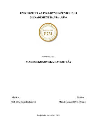 Makroekonomska ravnoteža