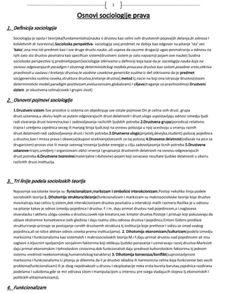 Skripta sociologija za pravni fakultet