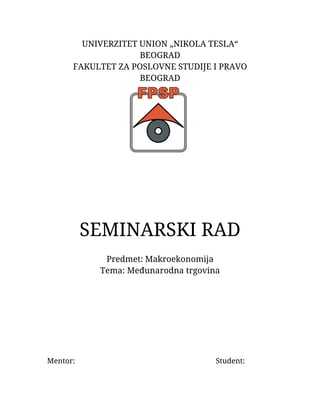 Seminarski rad
