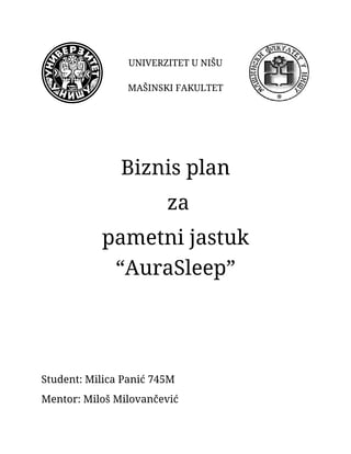 Seminarski rad – Biznis plan