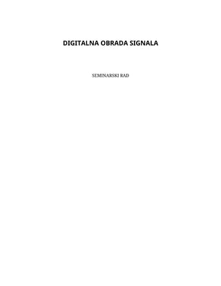 Digitalna obrada signala