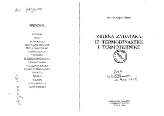 Zbirka zadataka iz Termodinamike i termotehnike