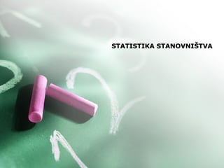Statistika stanovništva