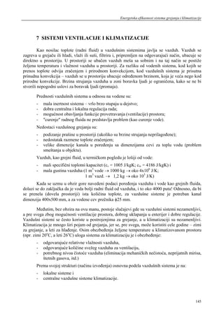 Energetska efikasnost sistema grejanja i klimatizacije-Sistemi ventilacije i klimatizacije