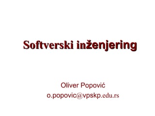 Softverski Inženjering 3