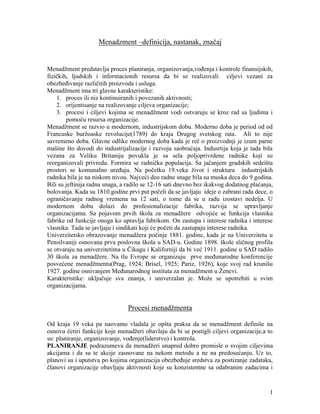 Procesi upravljanja u bibliotekama