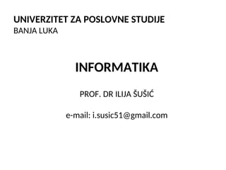 Informatika