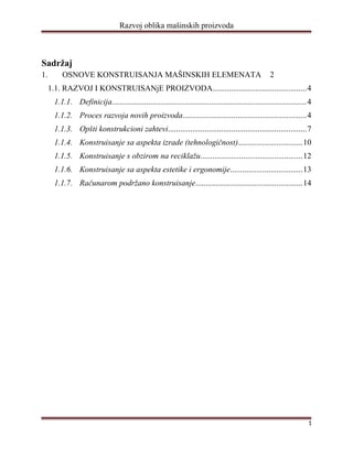Razvoj oblika mašinskih proizvoda