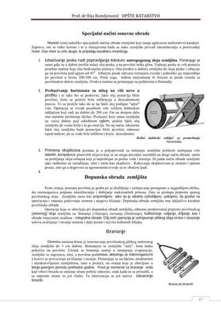 Specijalni načini obrade zemljišta