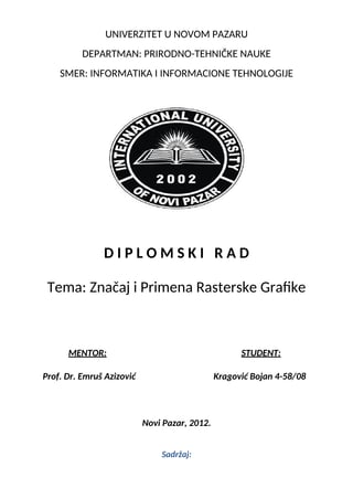 Značaj i primena rasterske grafike