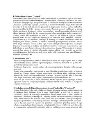 Semantika: skripta sa predavanja