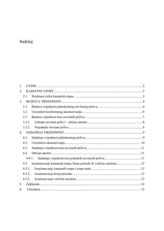 Kapitalisanje i diskontovanje novca