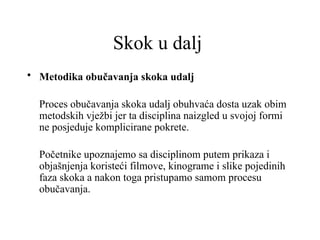 Atletika – Skok u dalj