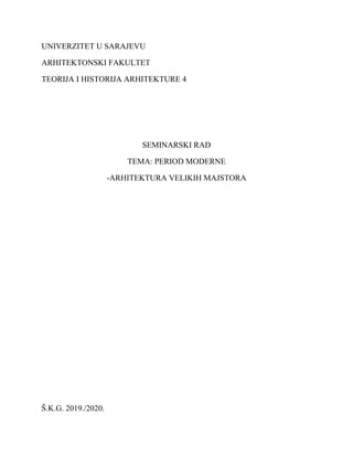 Moderna knjoževnost engleskog jezika 1