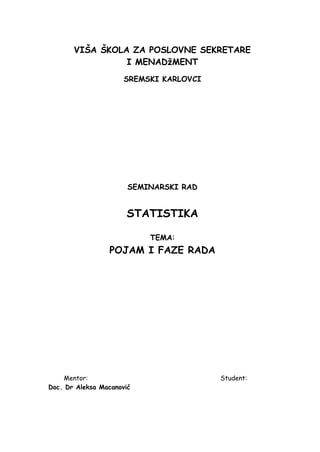 Statistika