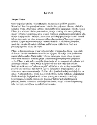 Pilates i njegov uticaj na zdravlje: pregled metode i vežbi