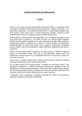 Nadzor društava za osiguranje