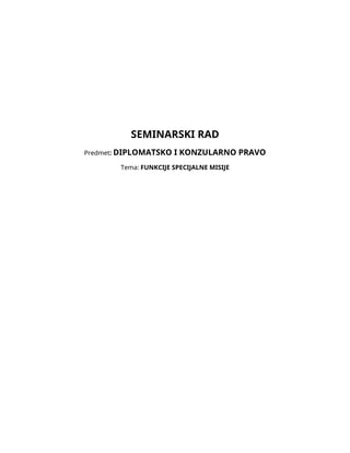 Diplomatsko i konzularno pravo