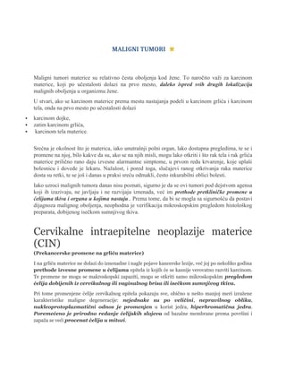 Maligni tumori materice